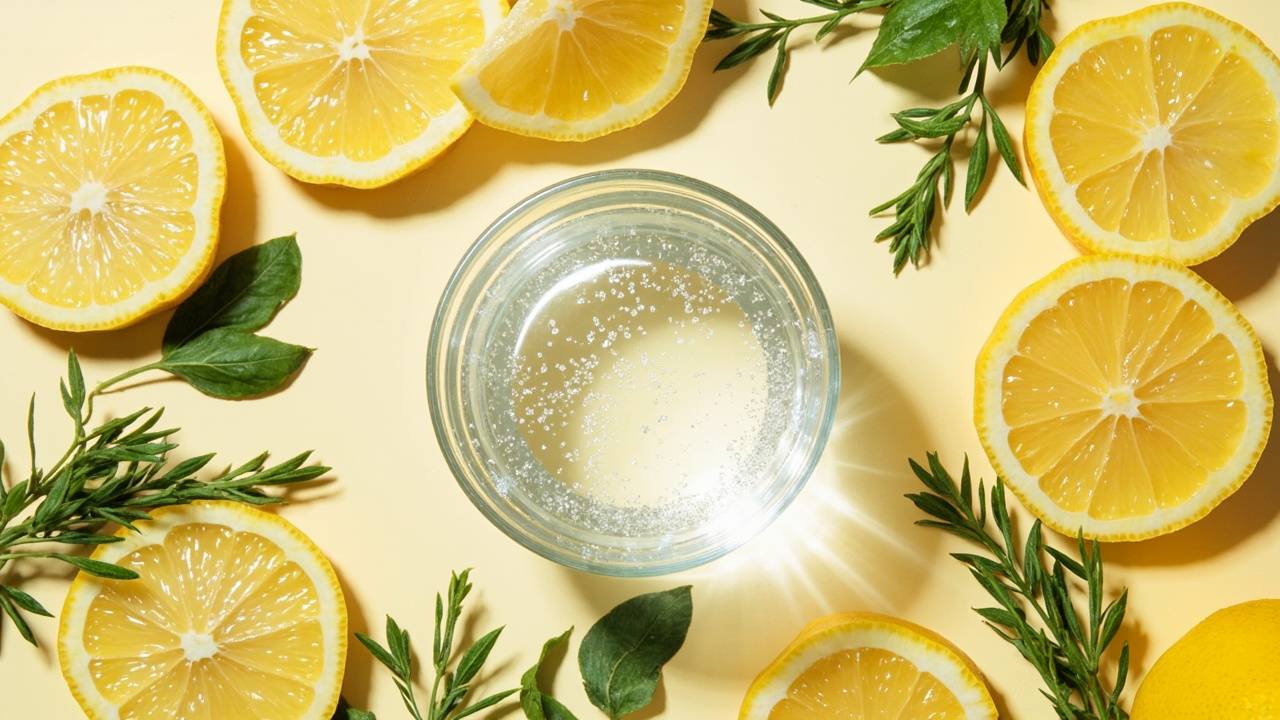 Ingredienti sani con limone